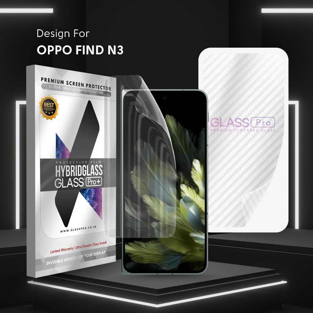 Hybrid Glass Premium Anti Gores Hydrogel Oppo Find N3 Full Cover Screen Protector Glass Pro Not Temp