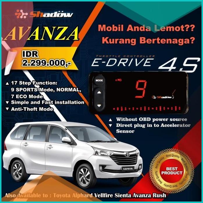 Piggyback ECU SHADOW ADVANCE 4S Alphard Vellfire Sienta Avanza Rush 16