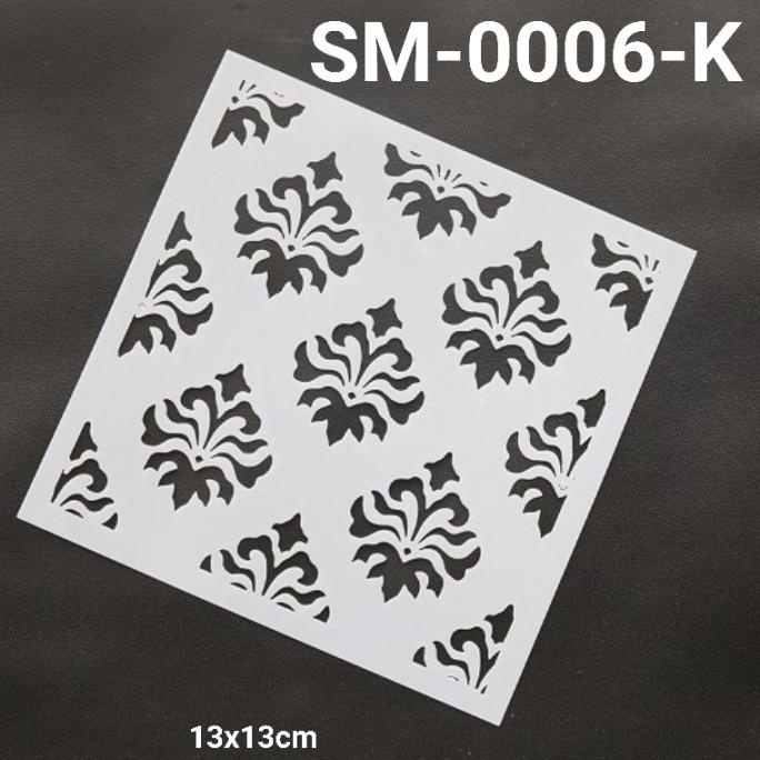 

TERLARIS GR-SM-0006 Cake stencil stensil kue motif ukiran batik lace renda