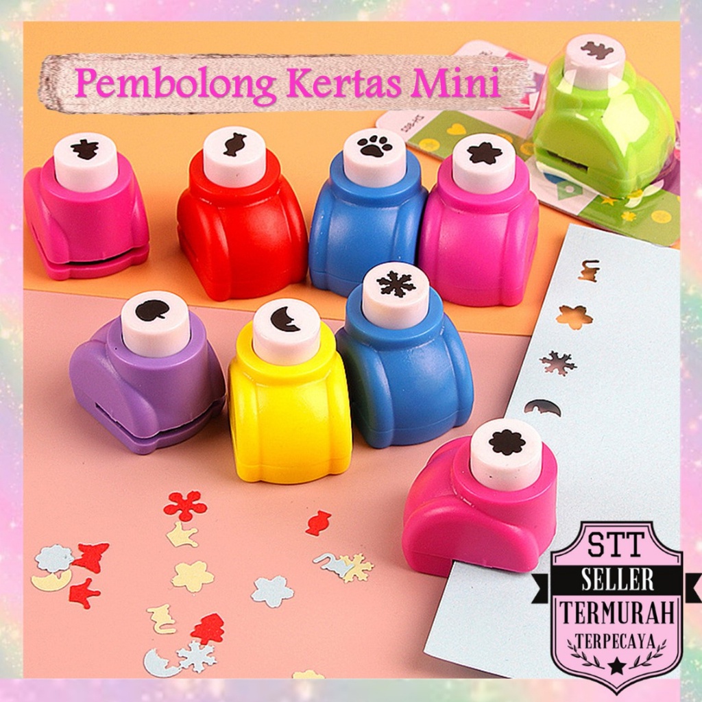 

STT Pembolong Kertas Mini Berbagai Bentuk Hewan Lucu Paper Cutting Embossing Craft Puncher DIY Cetakan Pemotong Nori Puncher Bento Alat Pemotong Rumput Laut Kertas Scrapbook Paper Punc Bentuk Bintang