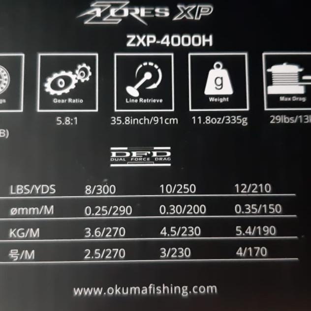 TERBARU AZORES XP SPINNING REEL OKUMA