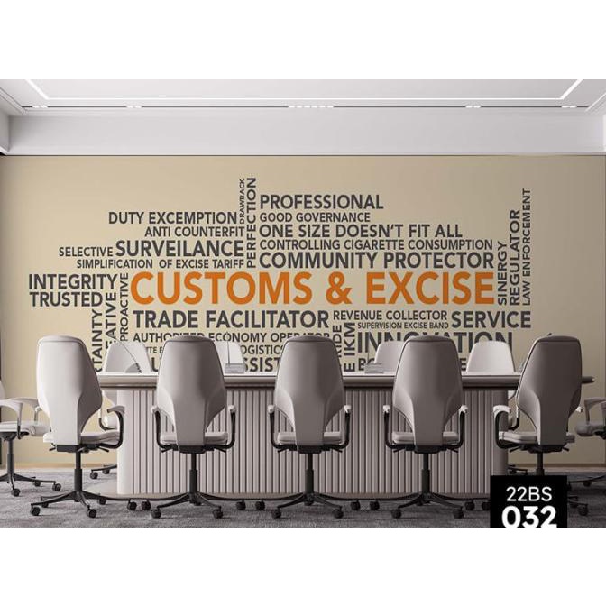 Wallpaper Dinding Custom Mural Kata Motivasi Bisnis Positif Kantor