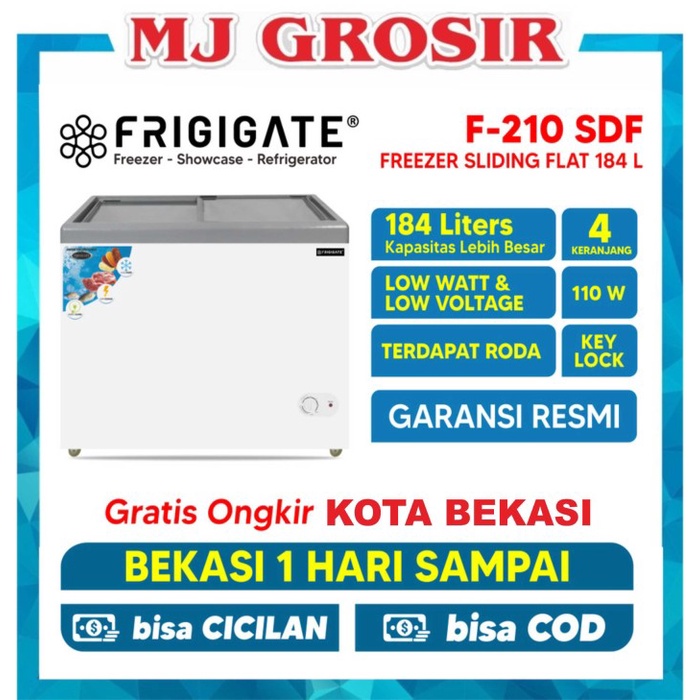 Terbaru Frigigate Cf 210 Sd Chest Freezer Box 200 L Lemari Pembeku 200 Liter Promo Terlaris