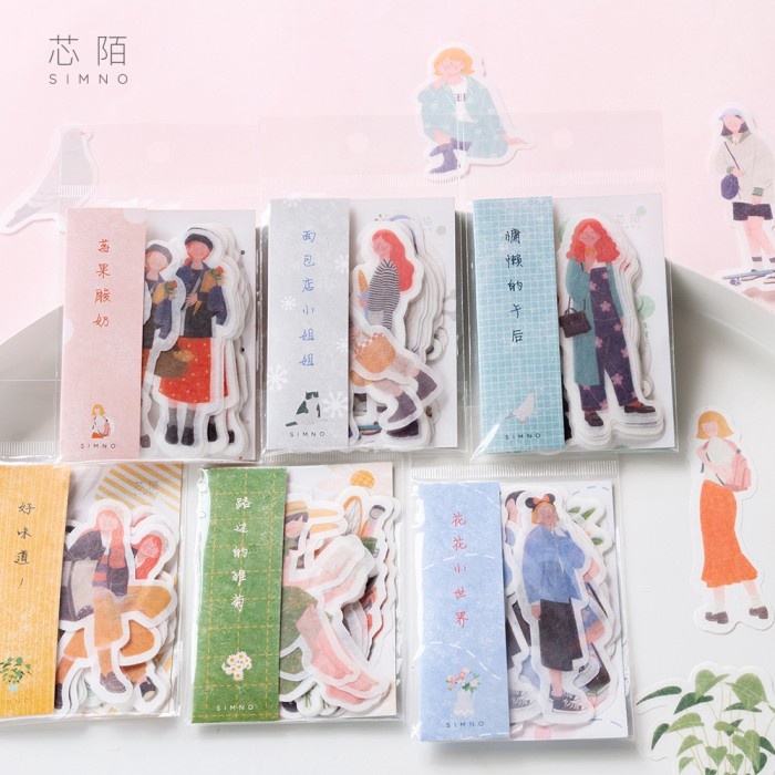 

Terbaru Ready Stock 30Pcs Lovely Stickers Diy Scrapbooking Album Journal Bujo Promo Terlaris