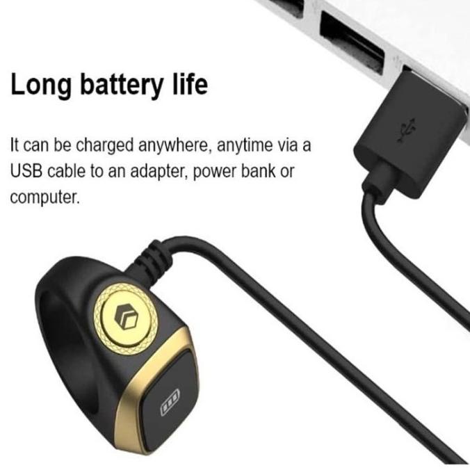 Tasbih Digital Zikr Ring Zikr1 Lite Smart Ring Tasbeh Iqibla Zikir