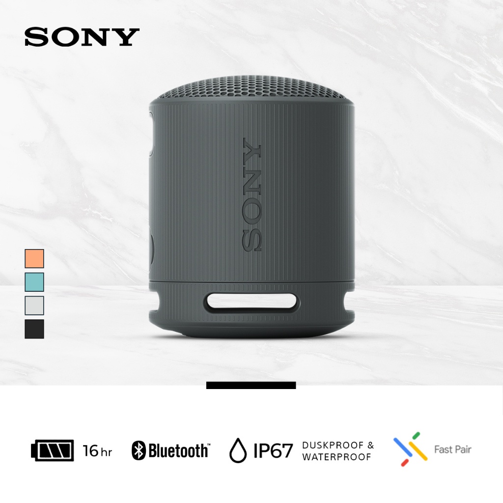 [ELECTROPICALLY] Speaker Sony SRS-XB100 Portable Wireless Speaker Bluetooth Extra Super Bass Battery