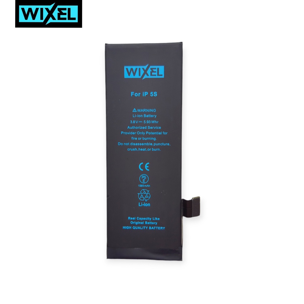 [ELECTROPICALLY] WIXEL ORIGINAL Baterai Iphone 5S Iphone 5C Batre Batrai Battery Dual Double Power
