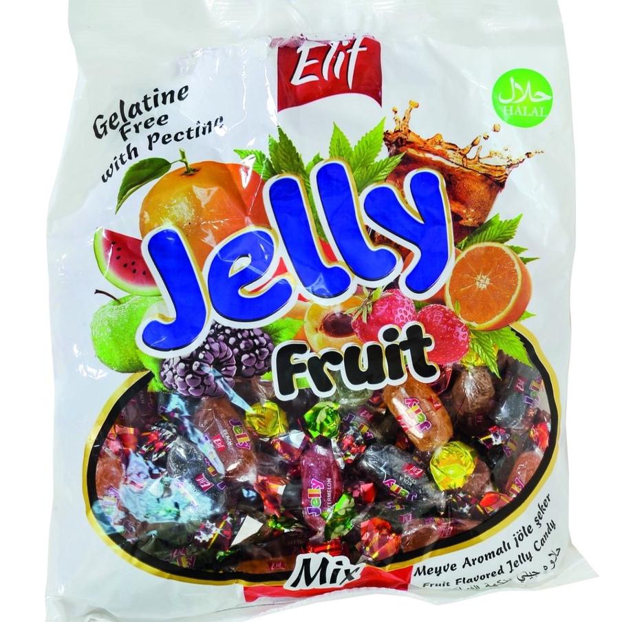 

Jeli Turki Fruit 1Kg Jelly Candy Turky Jelli Arab Elif Jely Rasa Buah
