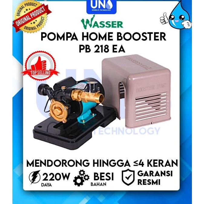 TERMURAH - Pompa Pendorong Air Booster Wasser PB 218 EA / PB218EA / PB-218 EA