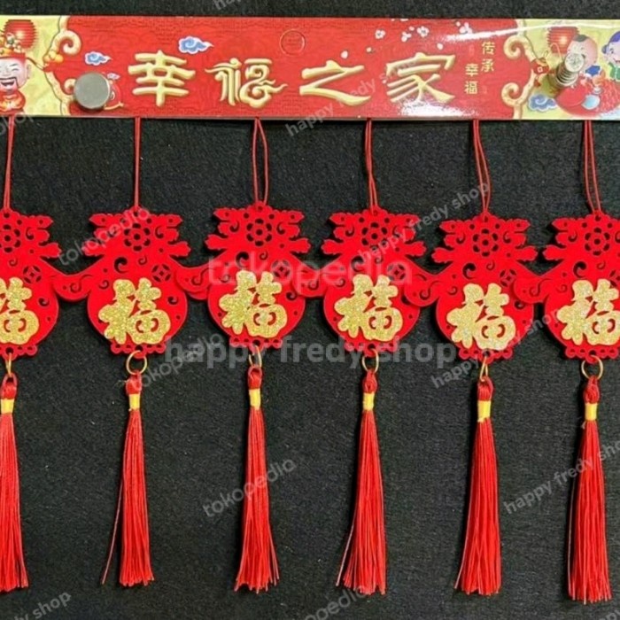 

New! gantungan pohon fu imlek 1 pack isi 6 Limited