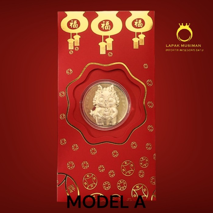 

New! ANGPAO EMAS HONGKONG IMLEK TAHUN 2024 SHIO NAGA SUPER MEWAH SUPER Limited