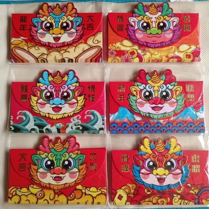 

New! E- Angpao imlek 2024 shio naga // angpao lipat/angpao dompet imlek Limited