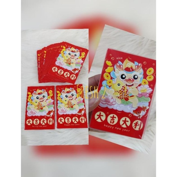 

New! Sensasional Angpao Best Seller 2024 Isi 50 / Angpao Amplop Imlek Sio Limited