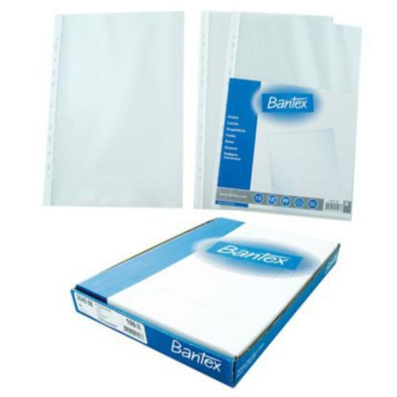 

Bisa COD PP Pocket/Sheet Protector F4 Bantex 2045 ( 1pak/100sheet ) Original