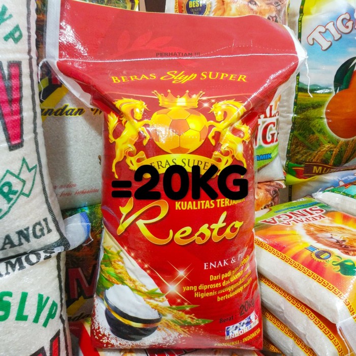 

BERAS RESTAURANT SUPER QUALITY CAP RESTO 20KG