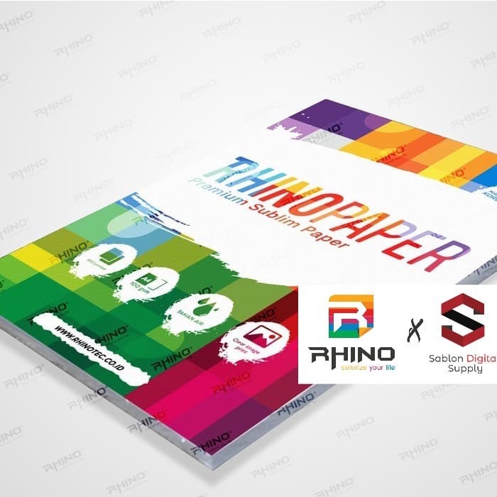 

Terbaru Kertas Sublim / Sublimation Paper Premium Rhino Paper Ukuran A4 Promo Terlaris