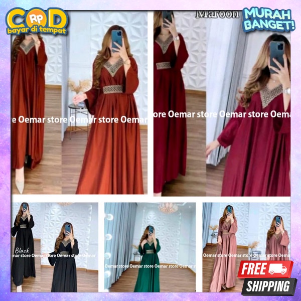 Kaptam Remaja Murah Bj Elegant Kekinian Long Dress Jaftan Kaftan Gsmis Perempuan Dewasa Gamis Muslim