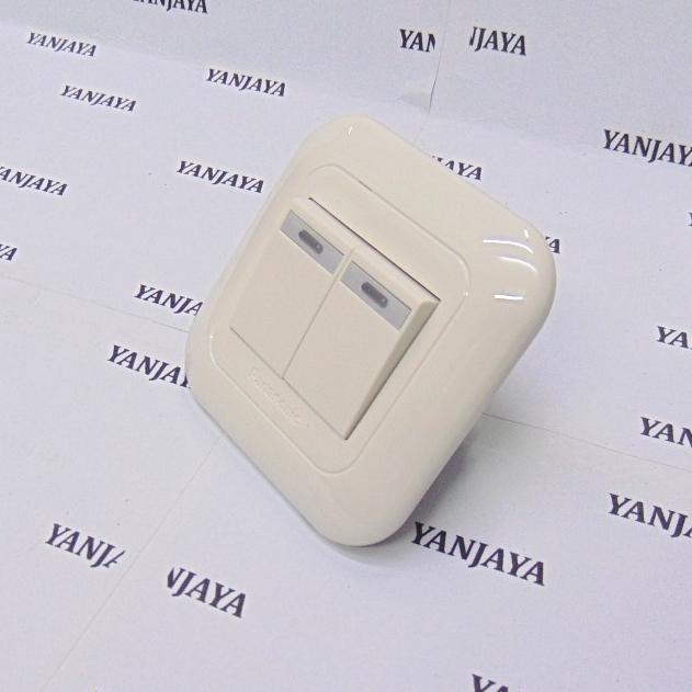 panasonic saklar seri +lampu/saklar dauble +lampu menyala panasonic