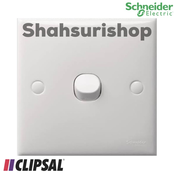 SAKLAR ENGKEL TUNGGAL SCHNEIDER CLIPSAL CLASSIC INBOW