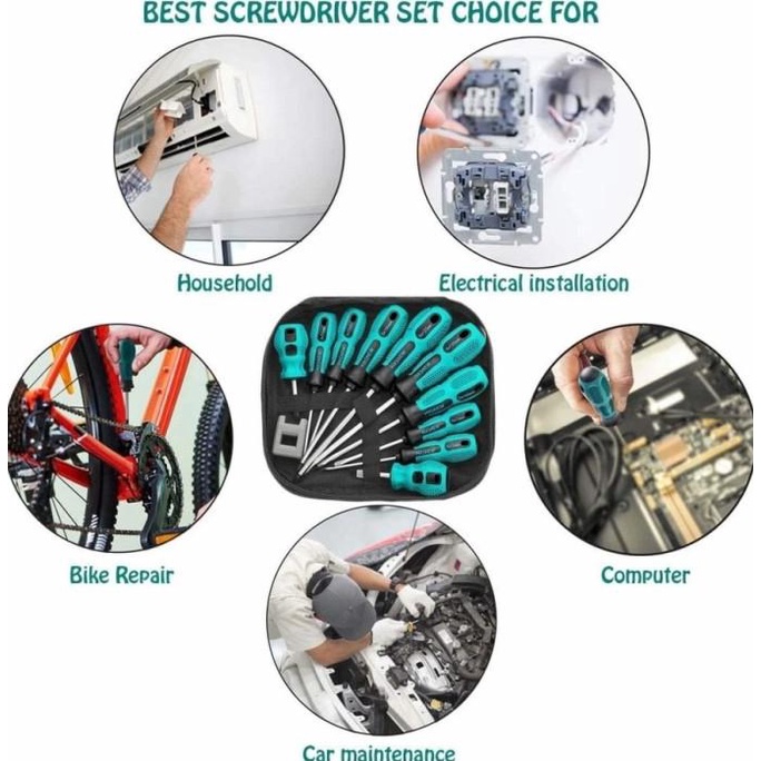 Screwdiver - Obeng Set Magnet / Obeng Set Reparasi / Mata Obeng Skrup