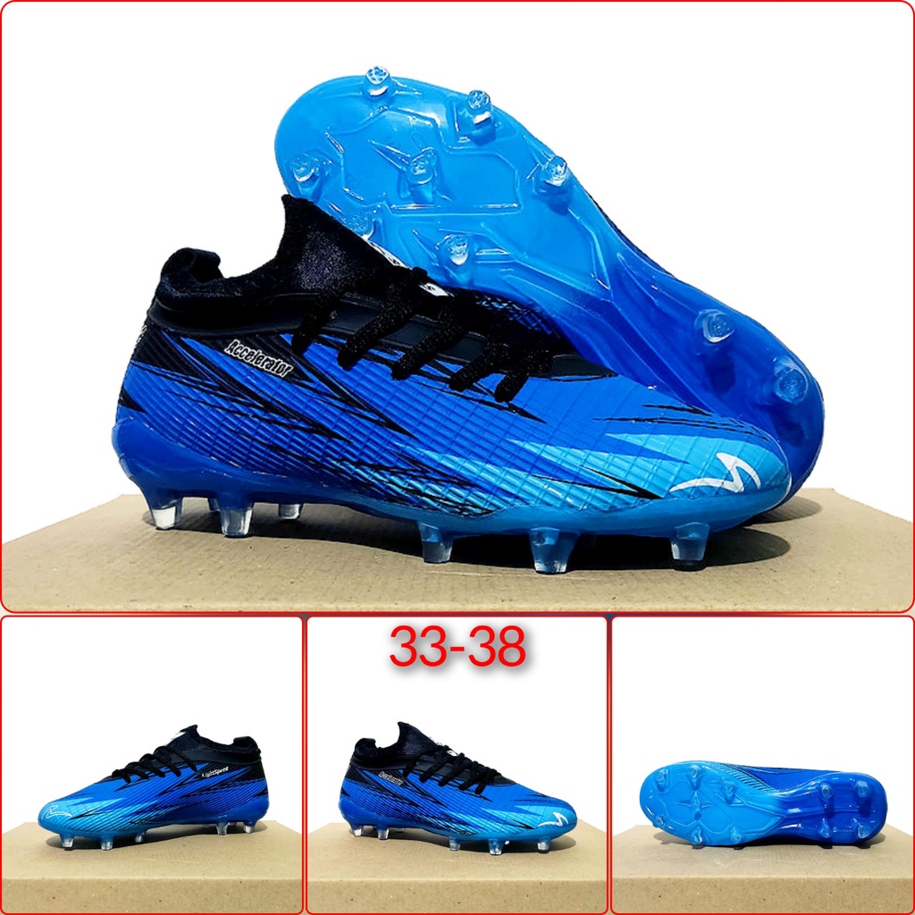 [SPORTY COLLECTION] Paket lengkap Tas kaoskaki deker Sepatu sepak bola anak junior specs sepatu bola