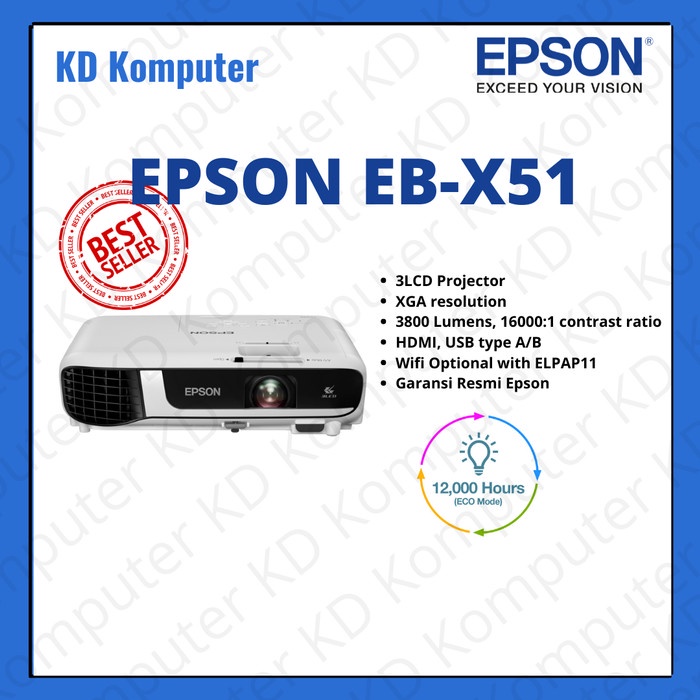 Proyektor EPSON EB-X51