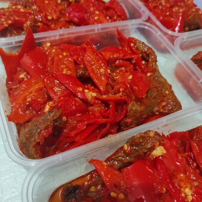 dendeng balado basah/dendeng basah daging sapi