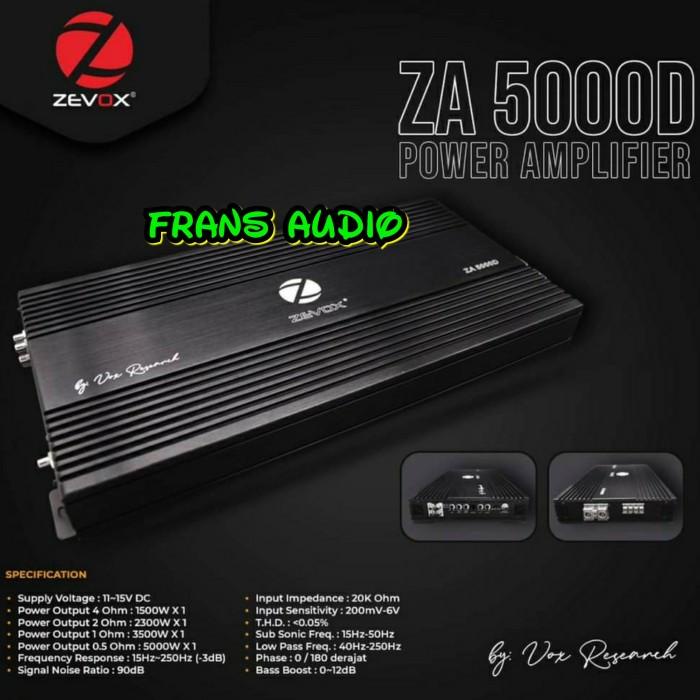 POWER MONOBLOCK ZEVOX ZA 5000D MONOBLOK ZA5000D ZA 5000 D AMPLIFIER