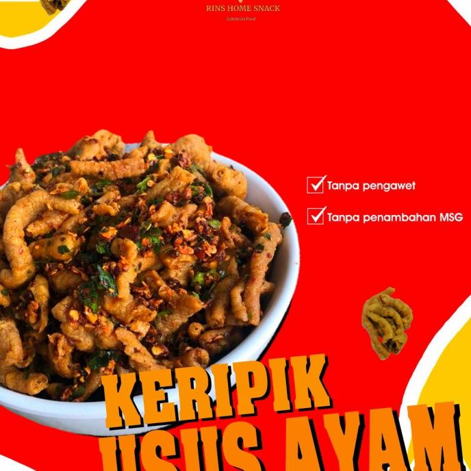 

BIG SALE KERIPIK USUS AYAM EXTRA PEDAS DAUN JERUK 2 KG !!!!!