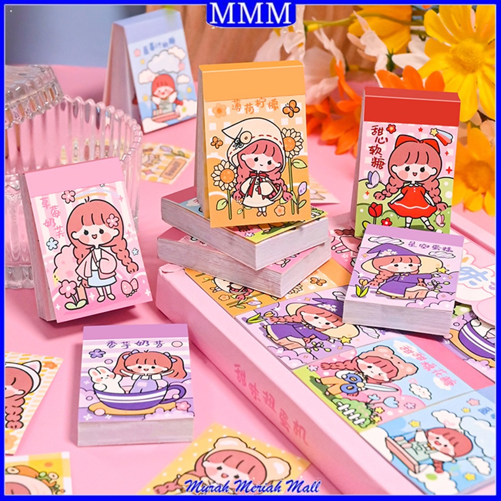 

MMM Stiker Buku Momo Mini 24 Lembar Karakter Lucu Sticker Note Book Washi Buku Diary DIY Jurnal Planner Dekorasi Scrapbooking Alat Tulis Sekolah 24Lbrr