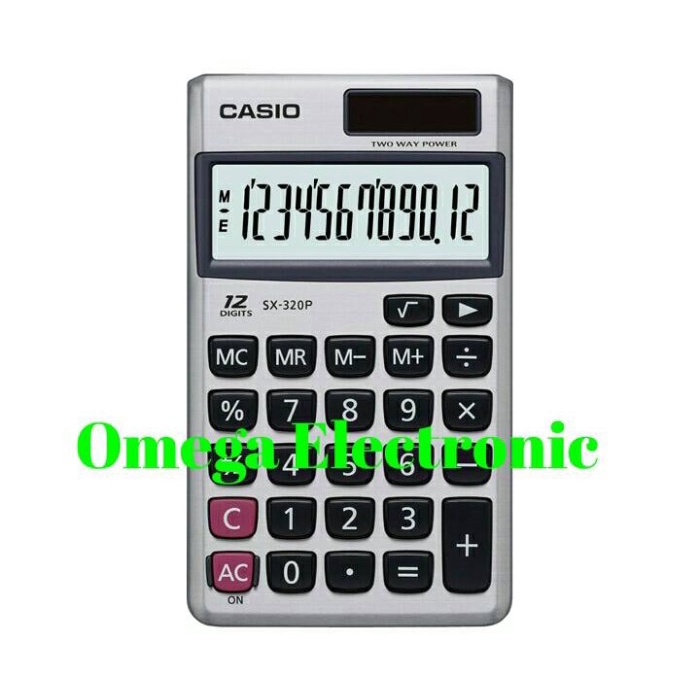 

CASIO SX 320 P - KALKULATOR POCKET ORIGINAL TERBARU
