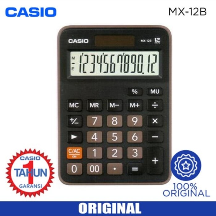 

CALCULATOR CASIO MX 12B ORIGINAL TERBARU