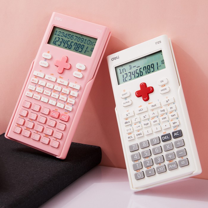 

DELI SCIENTIFIC CALCULATOR / KALKULATOR ILMIAH EDISI ONE PIECE E1725 ORIGINAL TERBARU