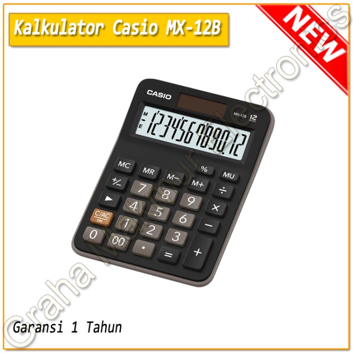 

KALKULATOR CASIO MX-12B ORIGINAL TERBARU