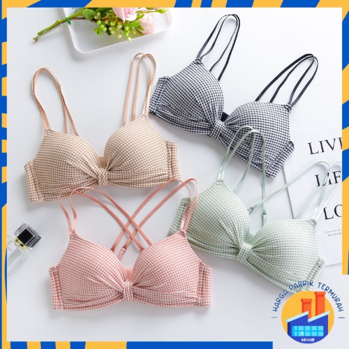 HPT Bra Jepang Sexy 6432 Tanpa Kawat Bra  Premium Asian Style Pakaian Dalam Wanita Elastis Sexy Busa