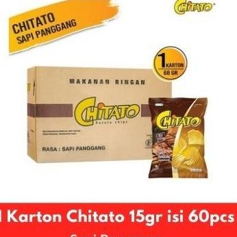 

NEW PRODUK 1 KARTON CHITATO SAPI PANGGANG 15 GR 60 PCS !!!!!