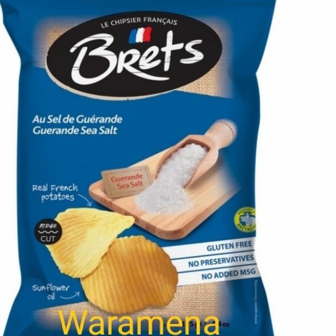 

TERBARU BRETS CHIPS GUERANDE SEA SALT SNACKS 125GR !!!!!