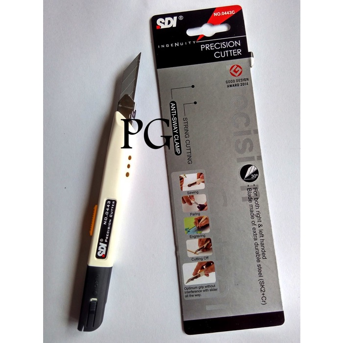 

Sdi Ingenuity Precision Cutter 0443C Cuter Art Knife Auto Lock