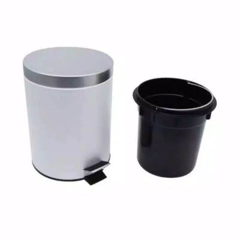 [AESTETHIC COLLECTION] pedal bin tempat sampah 3 liter krisbow / tempat sampah 3 liter stainless /