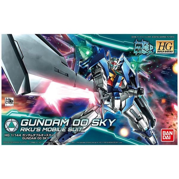 Hg 1/144 Hgbd Gundam 00 Oo Sky Riku'S Mobile Suit Build Divers Bandai