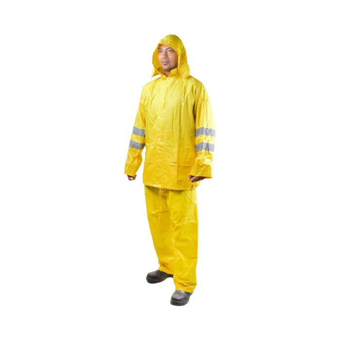 New Krisbow Rainsuit Pvc (L) Yellow Srrs14 10051755