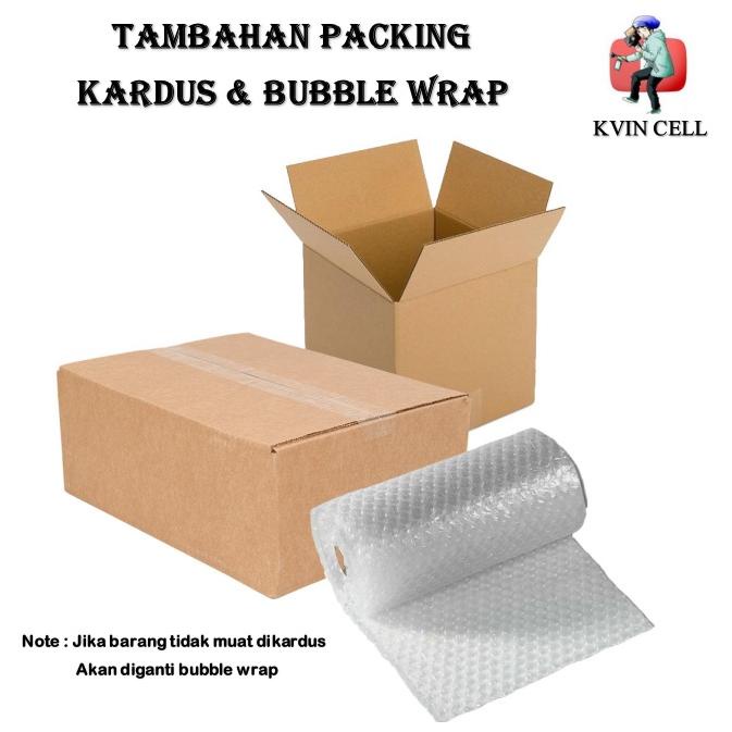 

PAKET PACKING TAMBAHAN TEMPERED GLASS BUBBLE & KARDUS