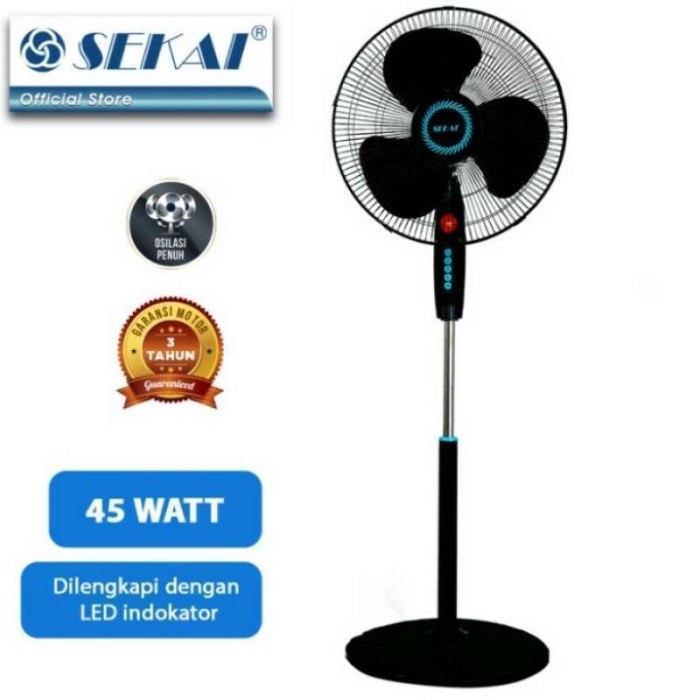 SEKAI Stand Fan 16 Inch SFN1621 Kipas Angin Tumpu SFN 1621