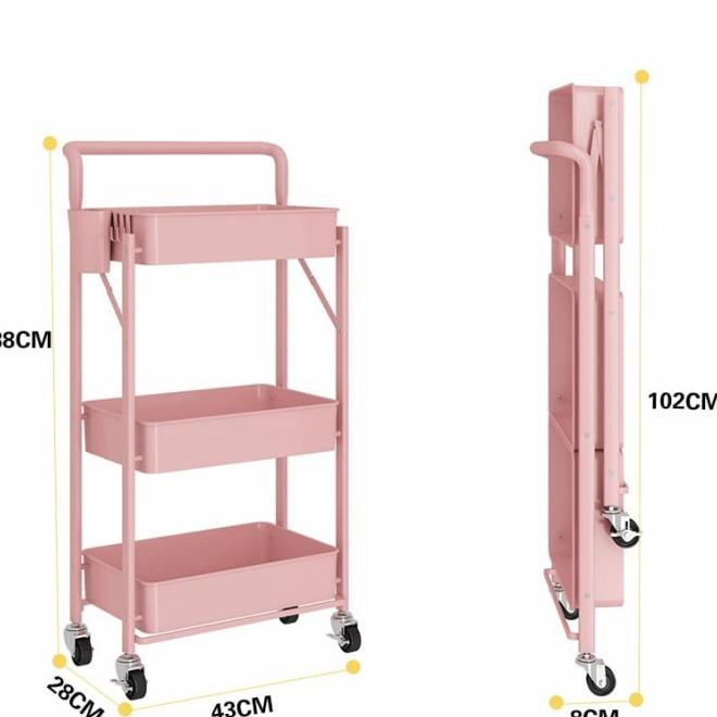 Rak 3 Susun Trolley