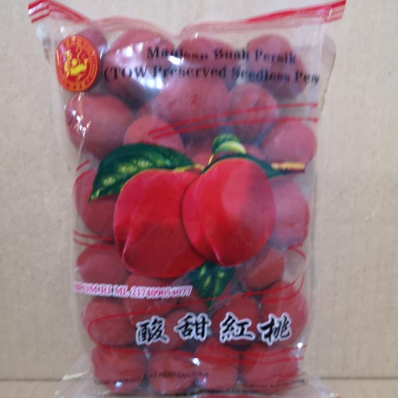 

WQ manisan buah persik crunch peach golden eagle halal TERLARIS