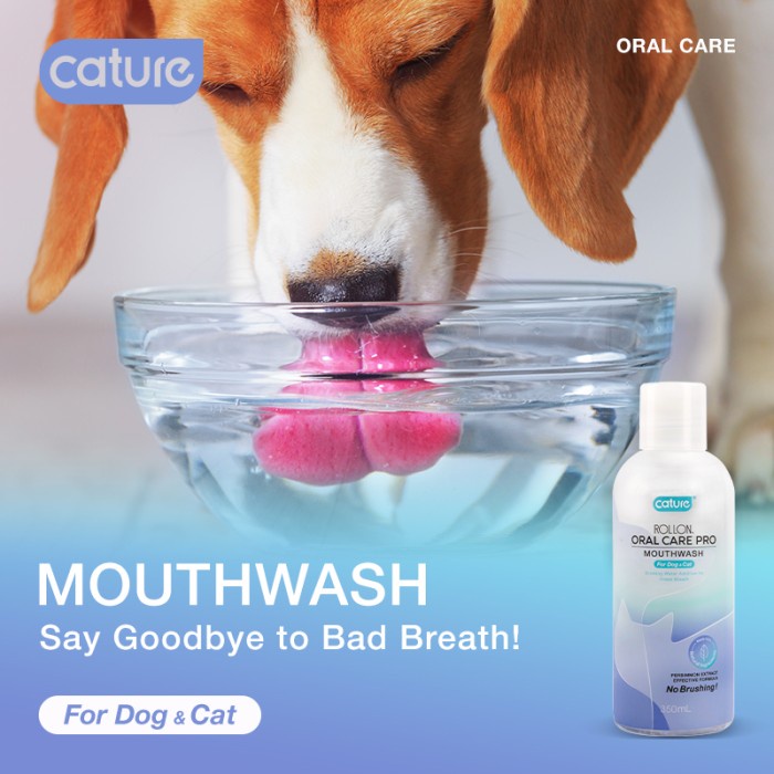Promo Cature Oral Care Pro Mouthwash For Dog & Cat