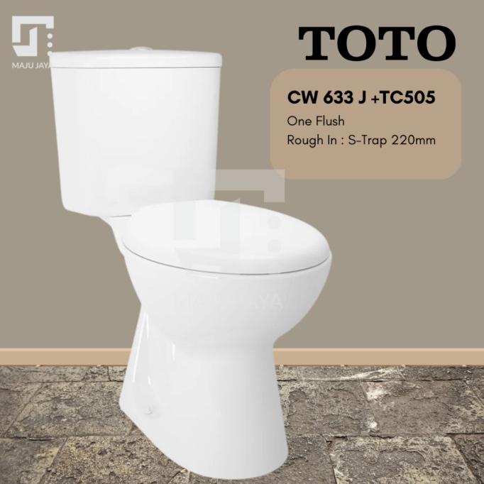 TERMURAH - CLOSET / KLOSET / TOILET DUDUK TOTO Closet Duduk CW633J