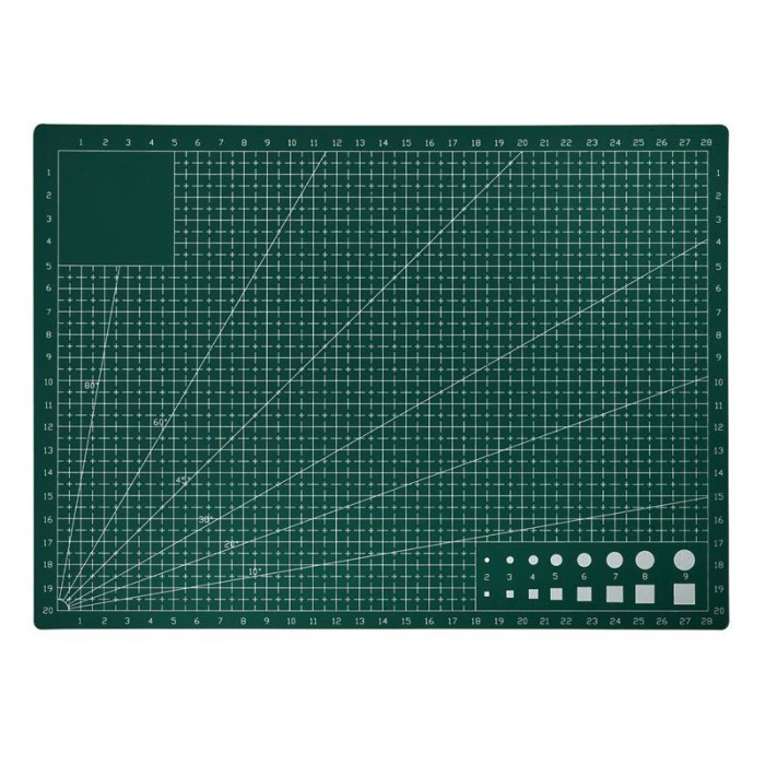 

Work Cutting Mat Pad A4 30 x 22cm - GKSA4 - Green