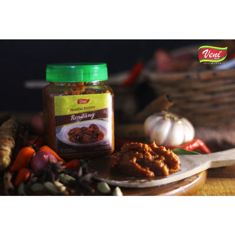 

Bumbu instan rendang veni bumbu 50 gram buat masak 1/2 gram daging