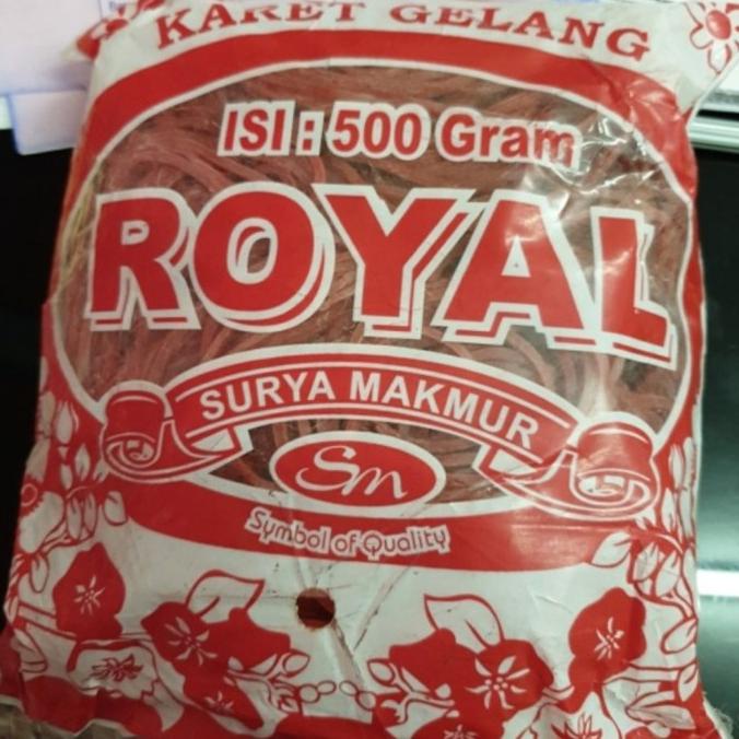 

Karet Gelang Royal @500Gram 1/2Kg